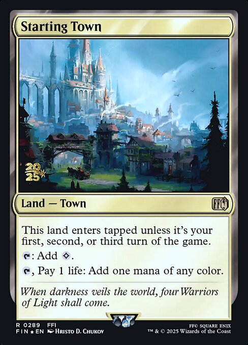 Starting Town 289s