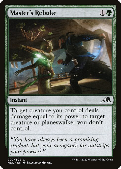Master's Rebuke 202