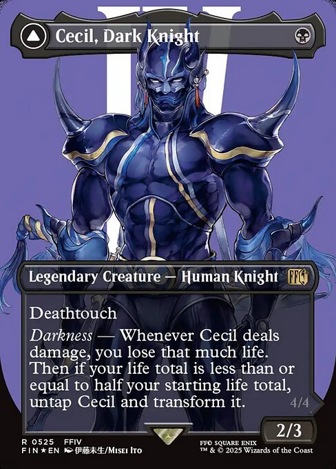 Cecil, Dark Knight // Cecil, Redeemed Paladin 525