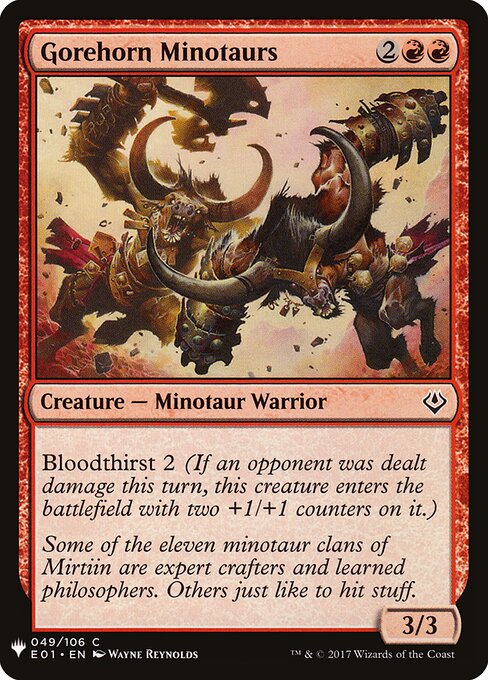 Gorehorn Minotaurs E01-49