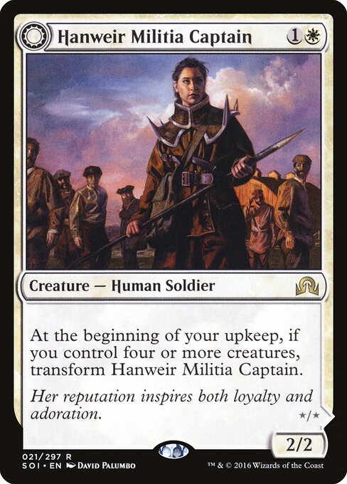 Hanweir Militia Captain // Westvale Cult Leader 21