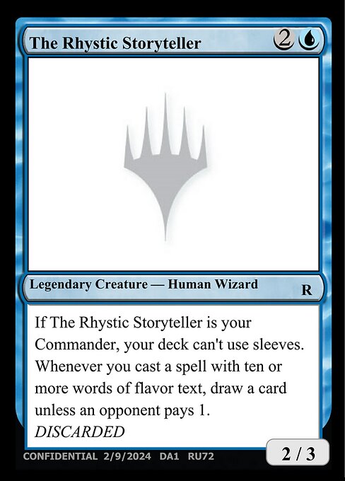 The Rhystic Storyteller RU72