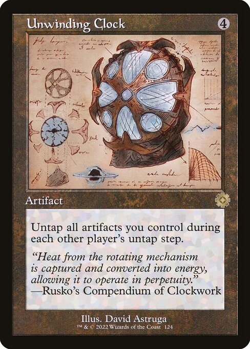 Unwinding Clock 124