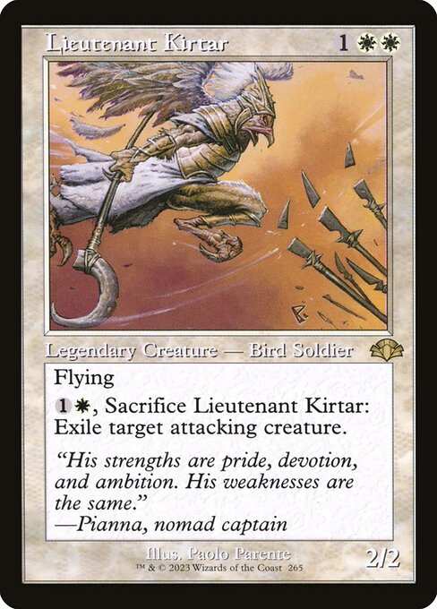 Lieutenant Kirtar 265