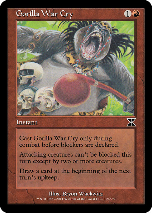Gorilla War Cry 124