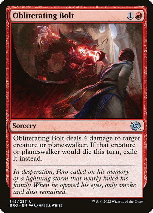Obliterating Bolt 145