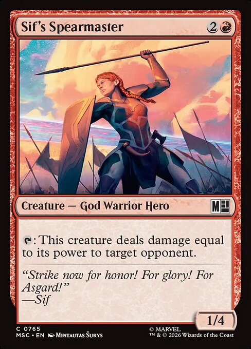 Sif's Spearmaster 765