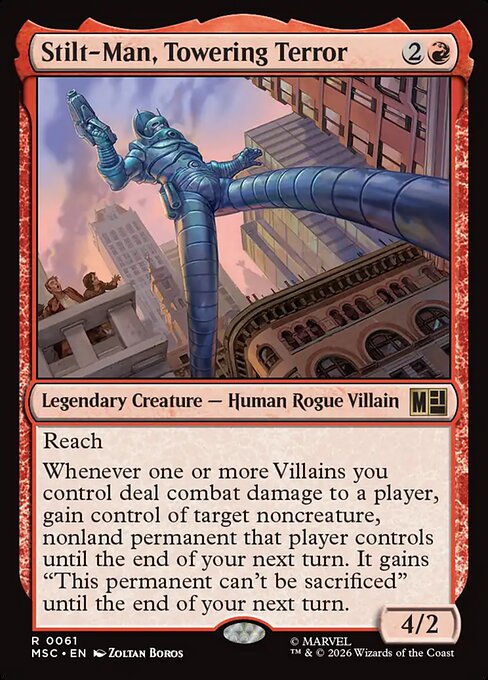 Stilt-Man, Towering Terror 61