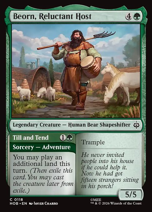 Beorn, Reluctant Host // Till and Tend 118