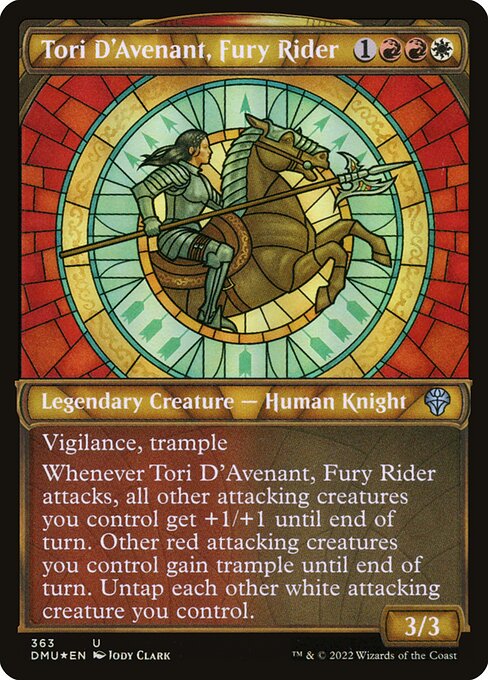 Tori D'Avenant, Fury Rider 363