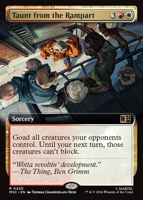 Taunt from the Rampart 420