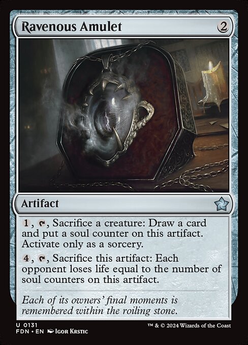 Ravenous Amulet 131