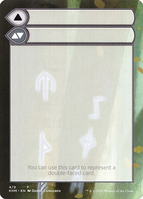 Double-Faced Substitute Card 4