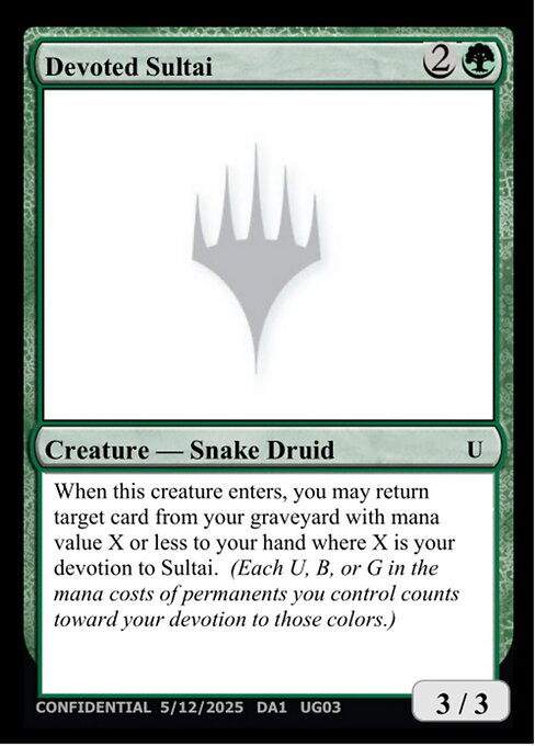 Devoted Sultai UG03