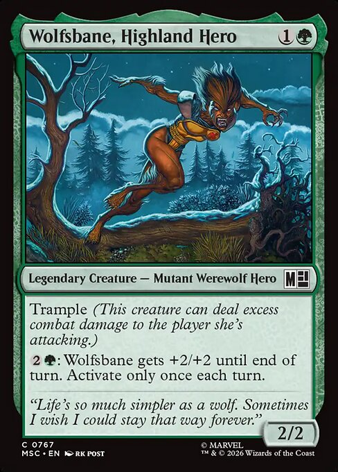 Wolfsbane, Highland Hero 767