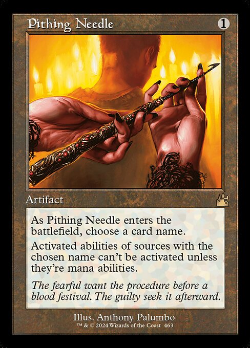 Pithing Needle 463
