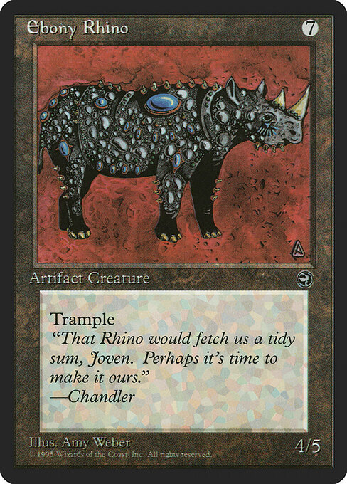 Ebony Rhino 106