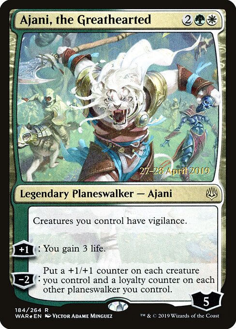 Ajani, the Greathearted 184s