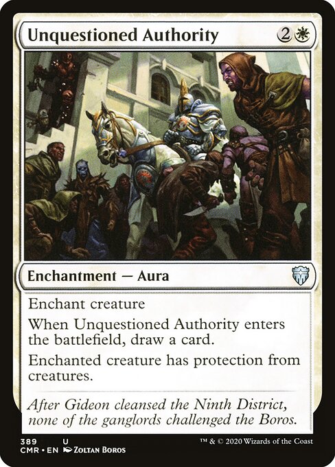 Unquestioned Authority 389