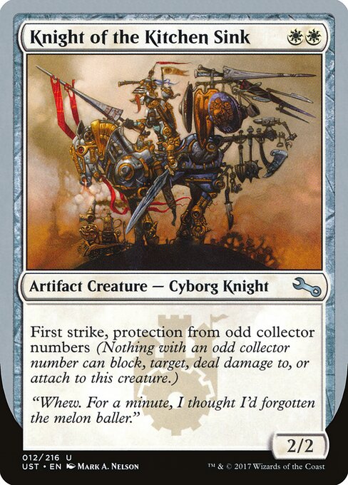 Knight of the Kitchen Sink 12d