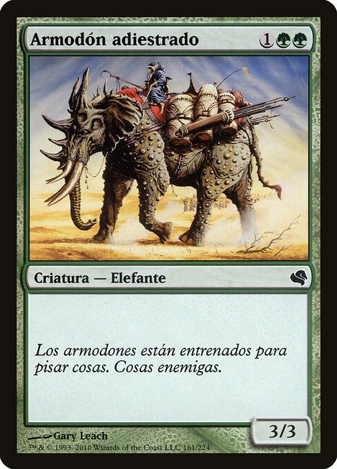 Trained Armodon 161