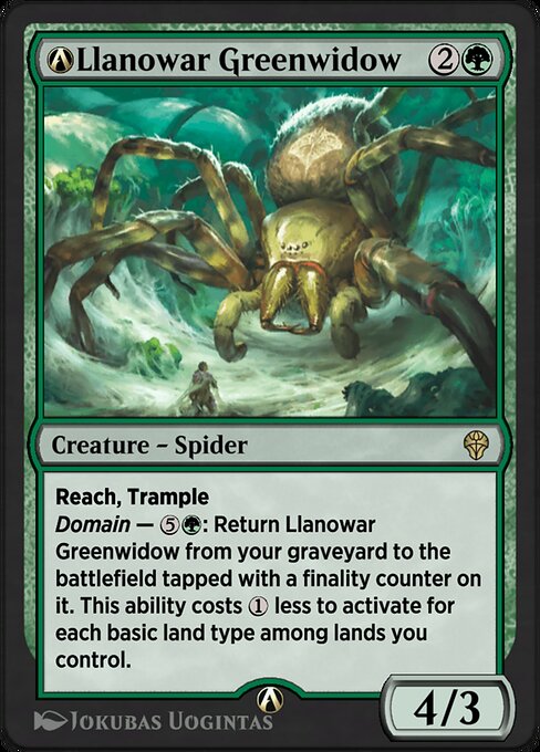 A-Llanowar Greenwidow A-169