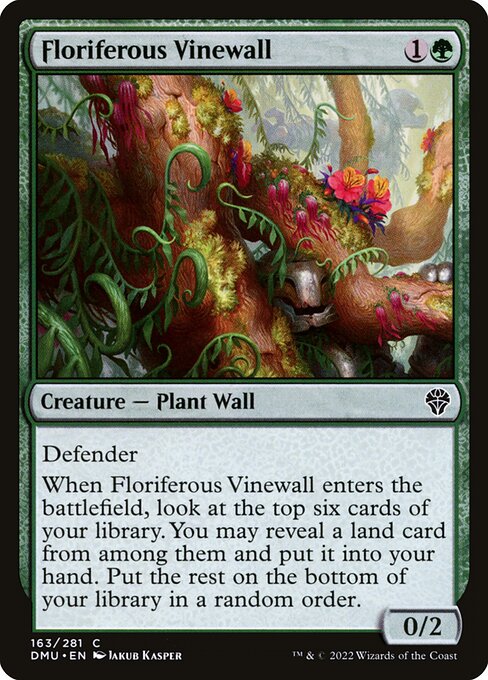 Floriferous Vinewall 163