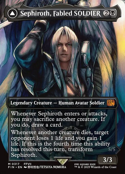 Sephiroth, Fabled SOLDIER // Sephiroth, One-Winged Angel 317
