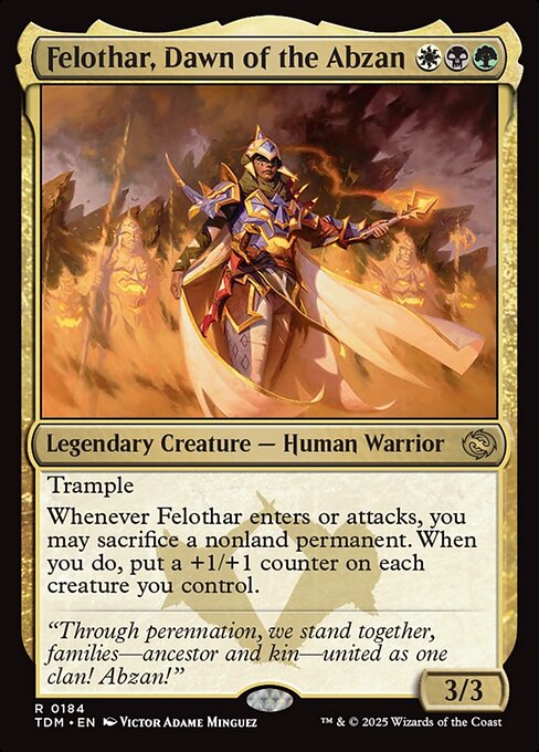 Felothar, Dawn of the Abzan 184