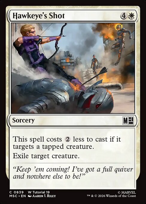 Hawkeye's Shot 839