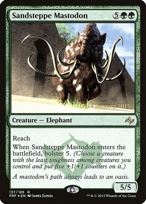Sandsteppe Mastodon 137s