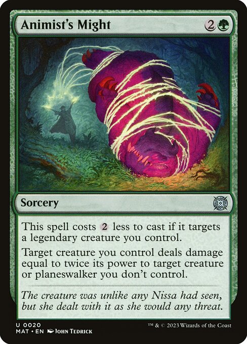 Animist's Might 20