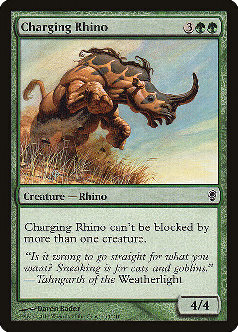 Charging Rhino 159