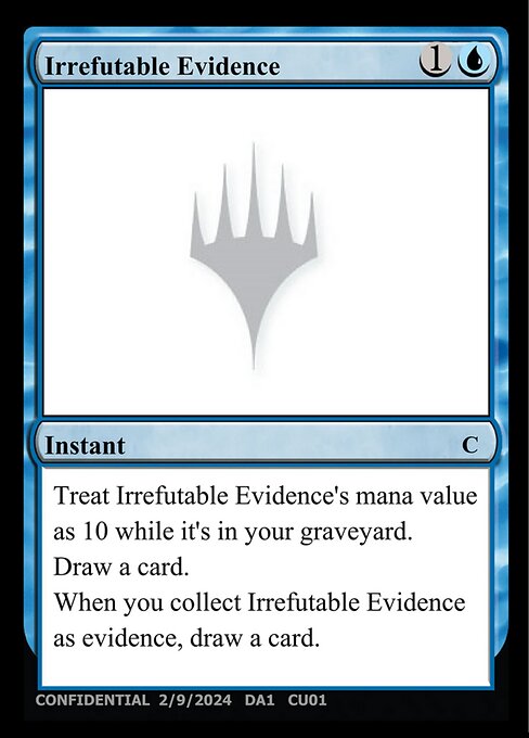 Irrefutable Evidence CU01