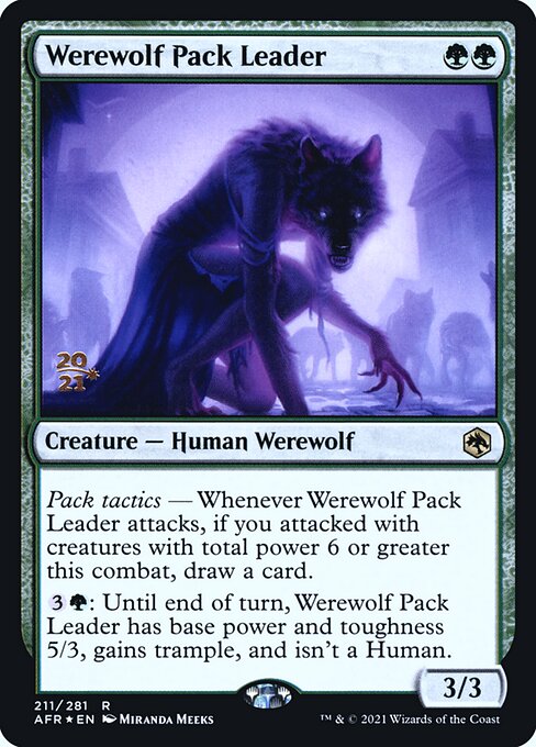 Werewolf Pack Leader 211s
