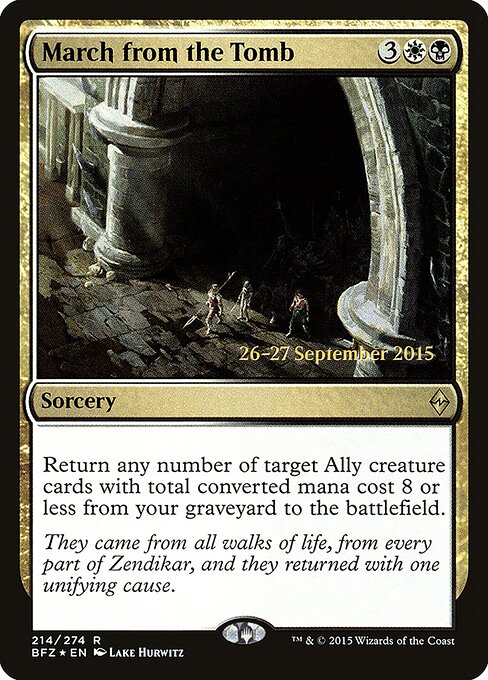 March from the Tomb 214s