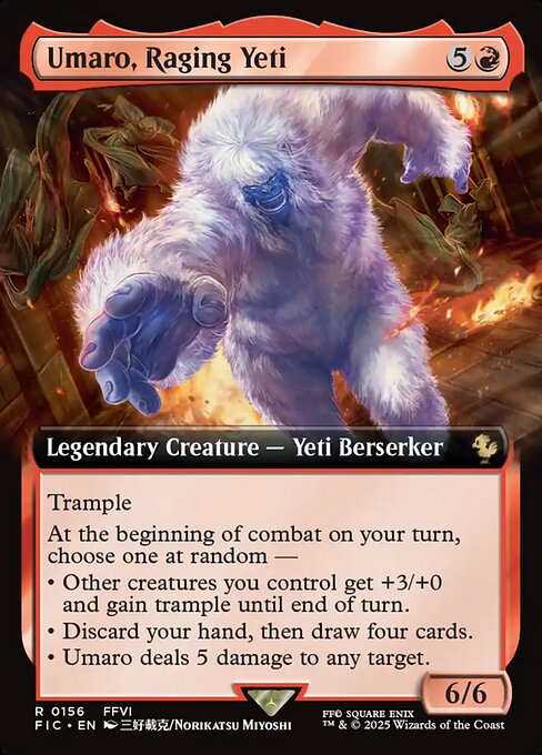 Umaro, Raging Yeti 156