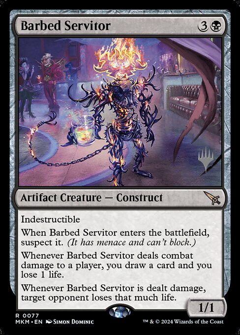 Barbed Servitor 77p