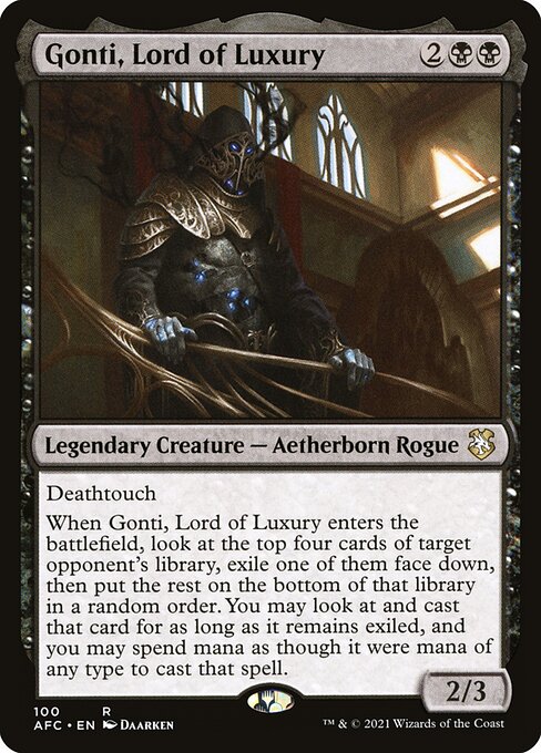Gonti, Lord of Luxury 100