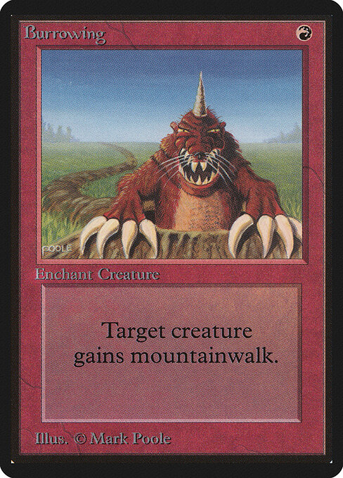 Burrowing 139