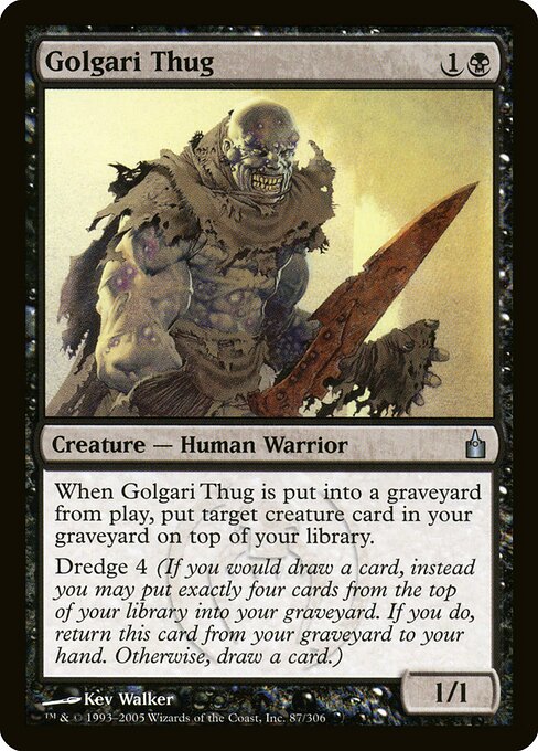 Golgari Thug 87