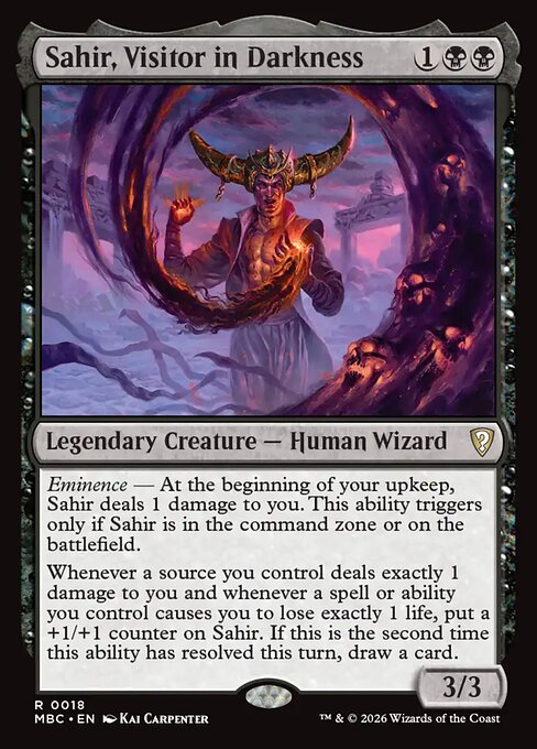 Sahir, Visitor in Darkness 18