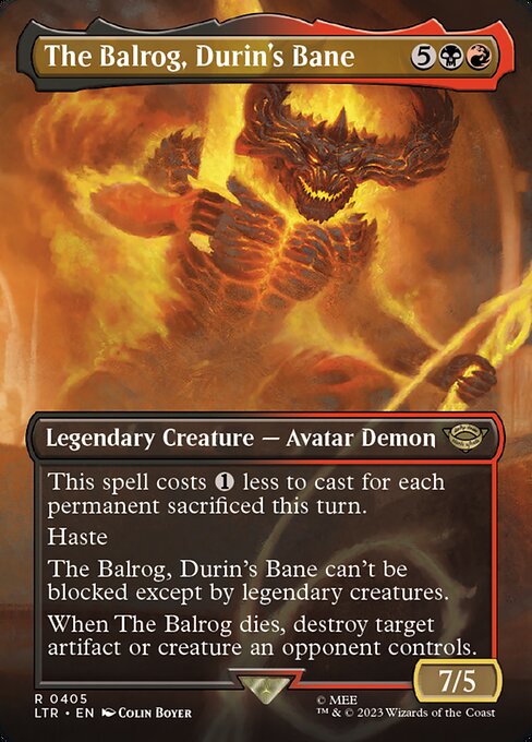 The Balrog, Durin's Bane 405