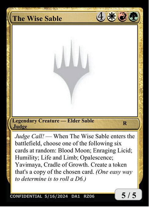 The Wise Sable RZ06c
