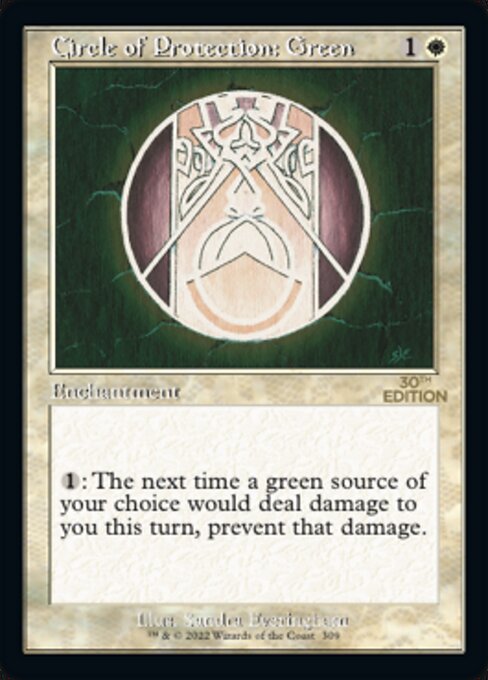 Circle of Protection: Green 309