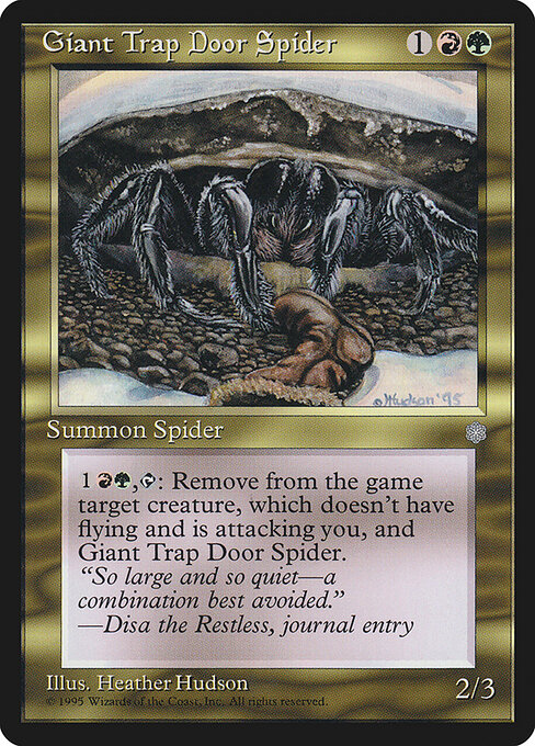 Giant Trap Door Spider 293