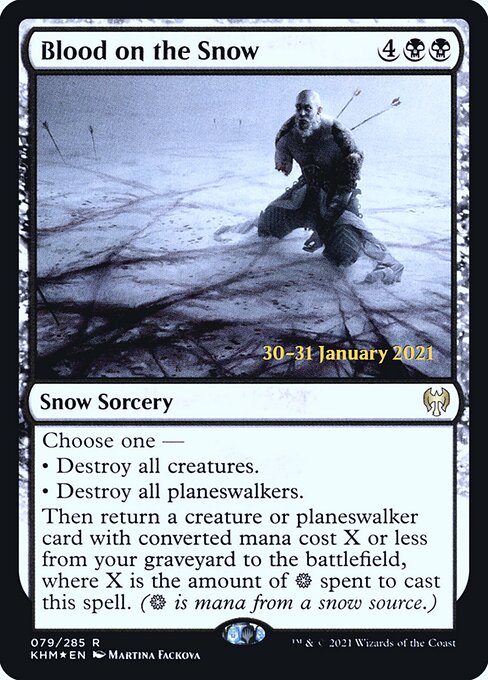 Blood on the Snow 79s