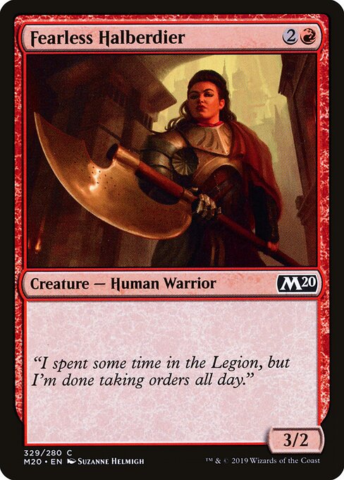 Fearless Halberdier 329
