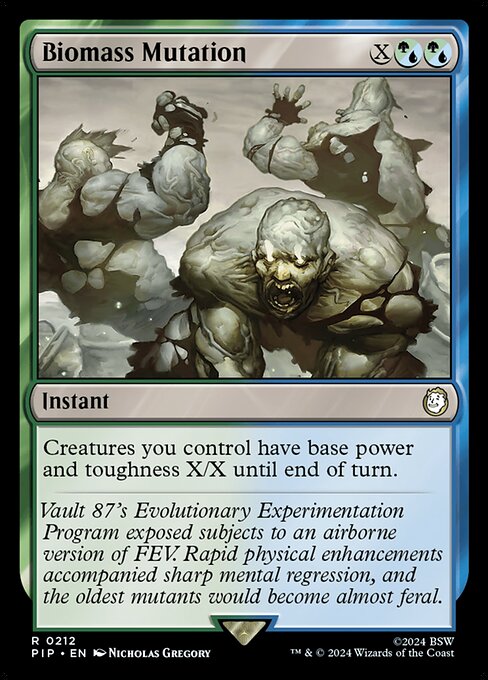 Biomass Mutation 212