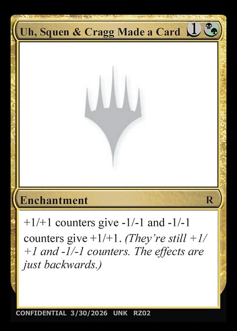 Uh, Squen & Cragg Made a Card RZ02h